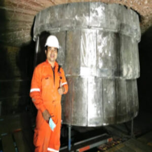 Vortex beaker : heat-resistant alloy castings