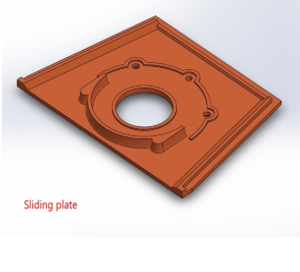 Sliding plate